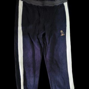 OVO x October's Very Own Track Pants - Men's Size 2XL - Blue - BRAND NEW!!!!